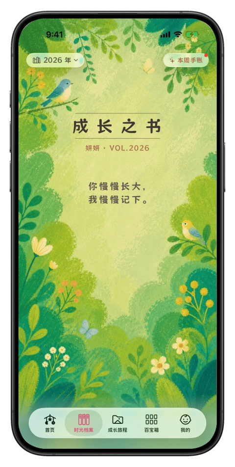每一年的成长,都是一本能翻页的书